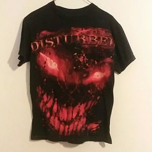 Disturbed t shirt men's small, women's medium